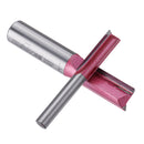 Tideway 1/2 Inch Shank Extended Router Bit Straight Dual Edged Cutter Engraving Milling Cutter