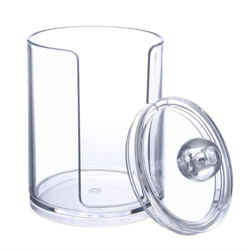 Acrylic Cotton Swab Storage Box Makeup Organizer Cosmetic Makeup Clean Cotton Organizer Jewelry Storage Box Holder and Candy Jars