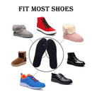 Black Electric Heated Shoe Insole Warm Foot Heater Breathable Deodorant