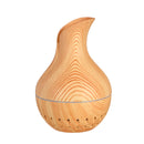 7 Colors USB Mini Wood Grain Air Purifier Humidifier Aroma Essential Oil Diffuser LED Lights
