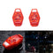 2Pcs XANES TL04 4 LED IPX4 3 Modes Outdoor Night Running Cycling Warning Light