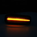 LED Side Indicator Marker Lights Turn Repeaters Lamps Amber for Honda Civic 1996-2000 CR-V 1997-2000