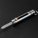 LAOTIE 98mm 6061 Aviation Aluminum Alloy Mini Folding Knife Tactical Portable Survival Tool With Keychain