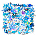 49 Cartoon Animal Personality Doodle Car Stickers Travel Box Doodle Body AZ010