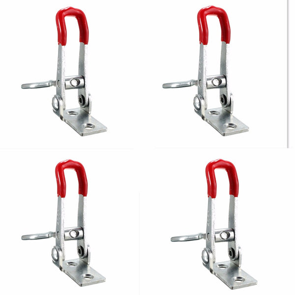 4pcs Quick Metal Hold Clamp 4001 360lbs Holding Capacity Latch Hand Tool Toggle Clamp