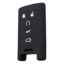 Silicone 5 Button Remote Key Fob Case Cover For Cadillac STS ATS DTS CTS XTS SRX
