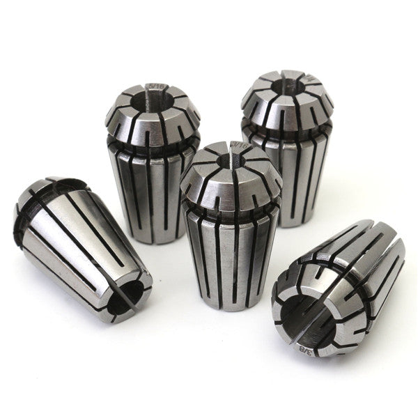 5Pcs 1/8 to 3/8 Inch Spring Collet Set for CNC Milling Lathe Tool