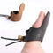 Cowhide Finger Guard Protector Glove for Fishing Ourdoor Activities Leather Finger Protection