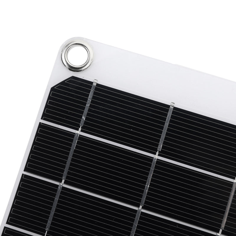 Mono Solar Panel Charger Dual USB Monocrystaline Flexible Solar Controller Power Bank Outdoor Camping Hiking Battery Charger
