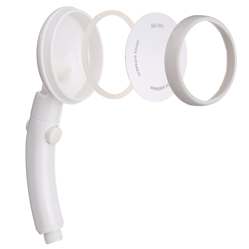 Pressurized Water-saving Detachable Shower Head With Push Button 360 Rotation