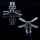 8cm Electric Shock Trap Alloy Model Metal Rotating Toy Novelties Toys