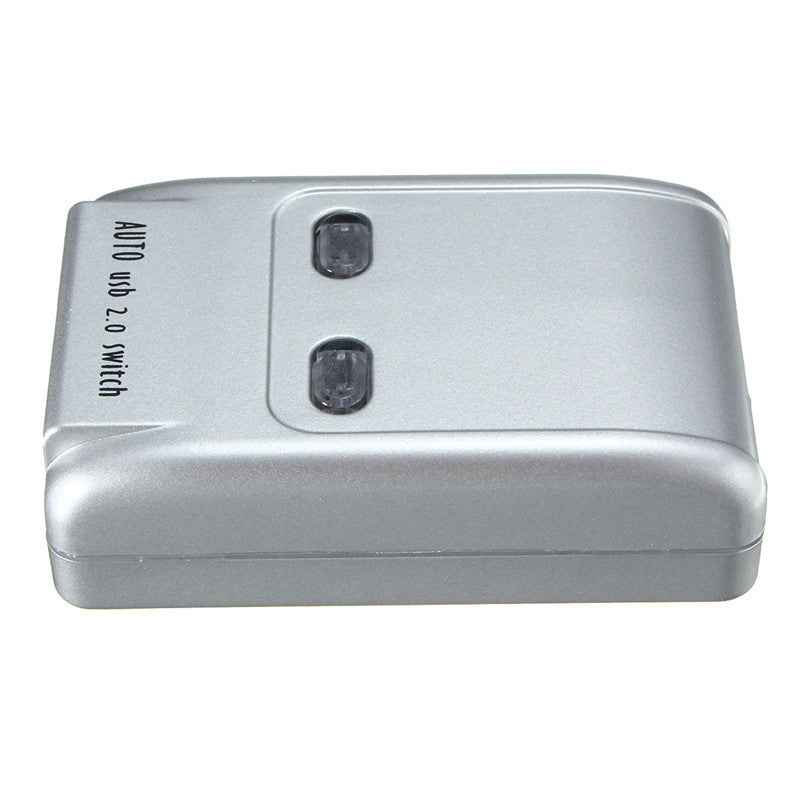 2 Port Usb 2.0 Auto Printer Sharing Switch HUB Selector Switcher for Printer Scanner HM