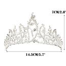 LED Light Bridal Crystal Tiara Hair Band Princess Crown Headband Wedding Pageant