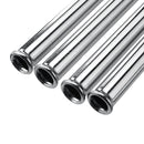 Stainless Steel Metal Drinking Straw Reusable Bar Cocktail Stirrer Eco Friendly Straws Set With Brush