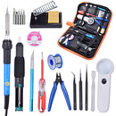 60W 220V Adjustable Temperature Soldering Iron Tools Kit with Desoldering Pump Soldering Iron Stand