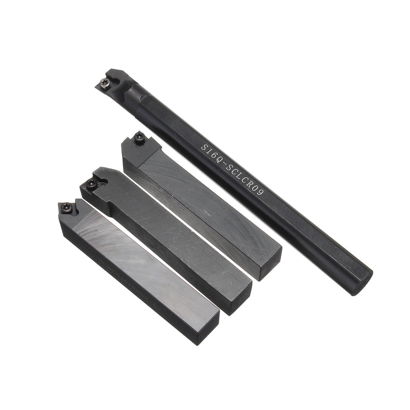 4pcs SCLCR Lathe Turning Tool Holder Boring Bar For CCMT09T304 Insert