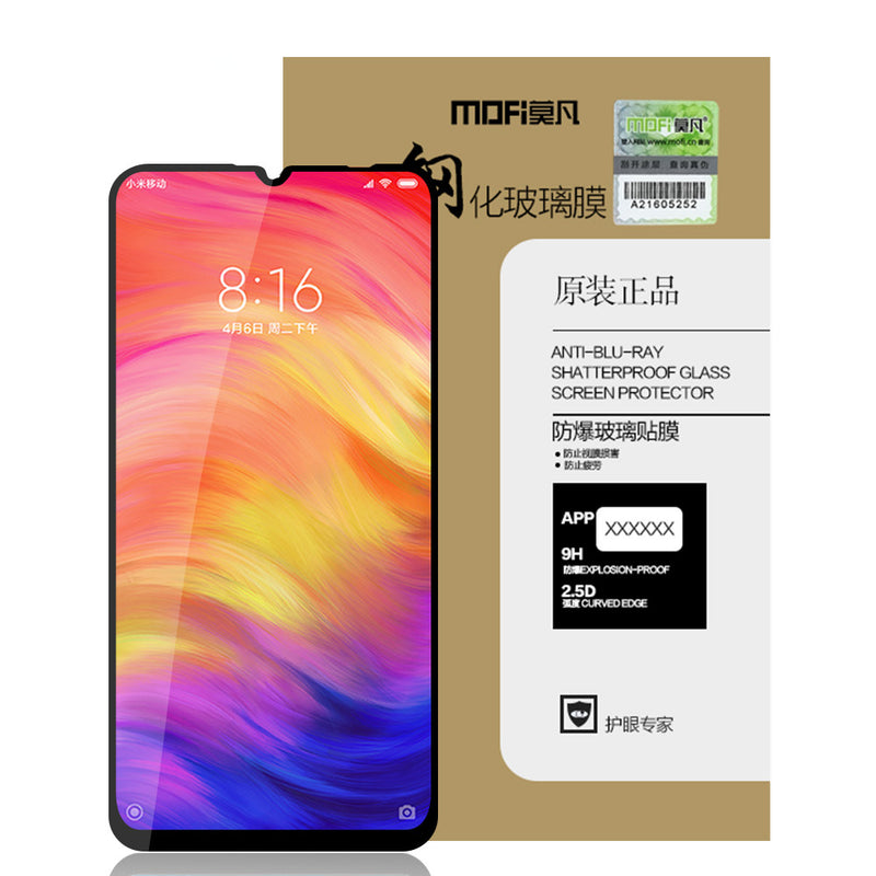 Mofi Anti-explosion Anti-scratch HD Clear Full Cover Tempered Glass Screen Protector for Xiaomi Redmi Note 7 / Note 7 Pro
