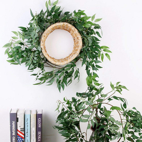 67" Artificial Willow Vines Plant Greenery Garland Wreath Leaves Hanging Wedding Decor Supplies