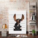 Cute Dog Art Wall Sticker Print Poster Modern Painting Decor Living Room Decor
