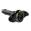 BT08 Big Eyes Double Head bluetooth 180 Rotation Car Charger