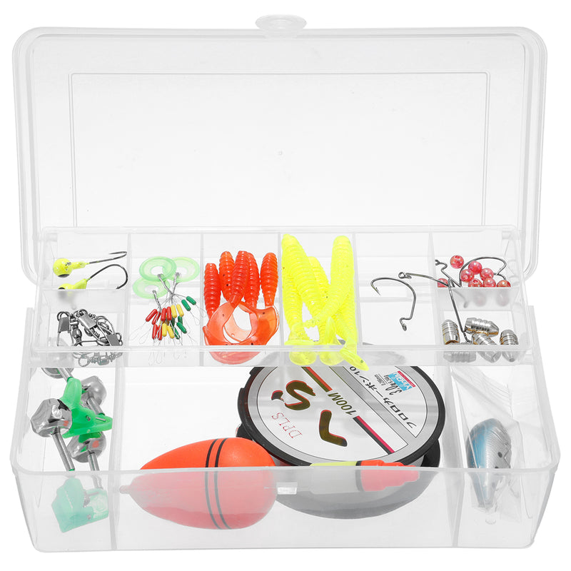 ZANLURE 100m Fishing Line Fishing Lure Portable Fishing Baits Hooks Fishing Equipments