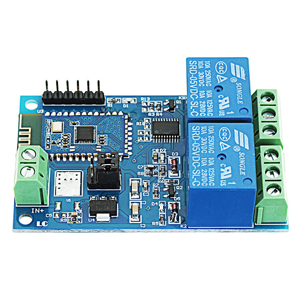 5V Dual bluetooth Relay Internet Of Things Smart Home Mobile APP Remote Switch