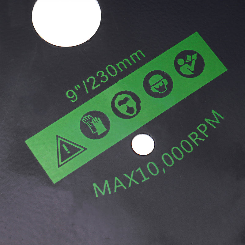 14/20 Teeth 230mm Lawn Mower Steel Blade Garden Tree Lawnmower Brush Cutter Blades