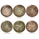 5 Holes Dragon Lotus Incense Burner Holder Retro Censer Plate For Stick Cone