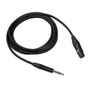 REXLIS 6.35 Stereo Male to Canon Femal Audio Adapter Cable 3m Zinc alloy for Microphone Mixer