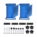 Drillpro 2Pcs New Woodworking Table Featherboards Feather Loc Boards for Table Saw Router Table Band Saws Fence Miter Slot Tool