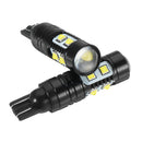 30W LED Car Front Fog Lights DRL Turn Lamp with Projector Lens H27 881 880 T10 White 2PCS