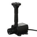 DC5-12V Solar Water Pump 2.5W Solar Powered Floating Bird Bath Water Panel Fountain Pump Garden Pond Pool