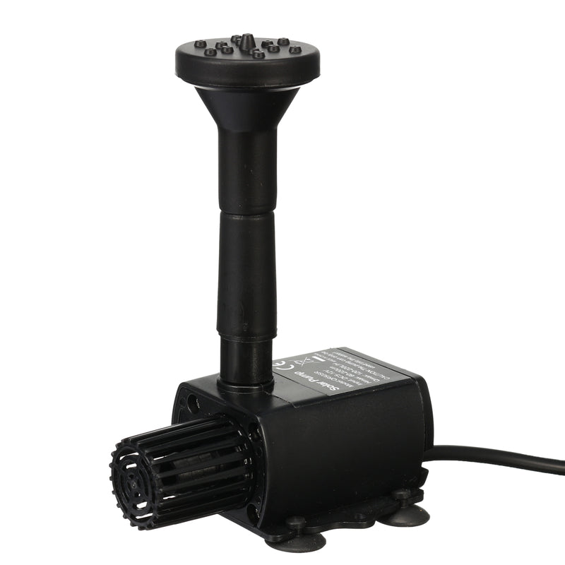 DC5-12V Solar Water Pump 2.5W Solar Powered Floating Bird Bath Water Panel Fountain Pump Garden Pond Pool