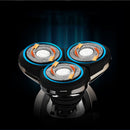 Genpai 8500 IPX7 Waterproof USB Electric Shaver Razor Men Washable Rechargeable 4D Three-Head Foating Electric Shaver