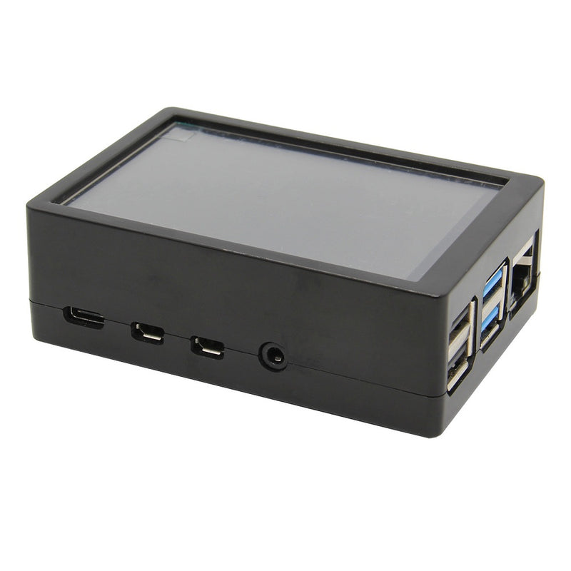 3.5 inch TFT Touch Screen with ABS Case 50FPS LCD Display 3 Aluminum Heatsink for Raspberry Pi 4B