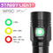 StarryLight WP0C 3 x LEDs & 2 x COBs L2 & XPEBRD-R2 900Lumens Indicator Diving Flashlight + Brack