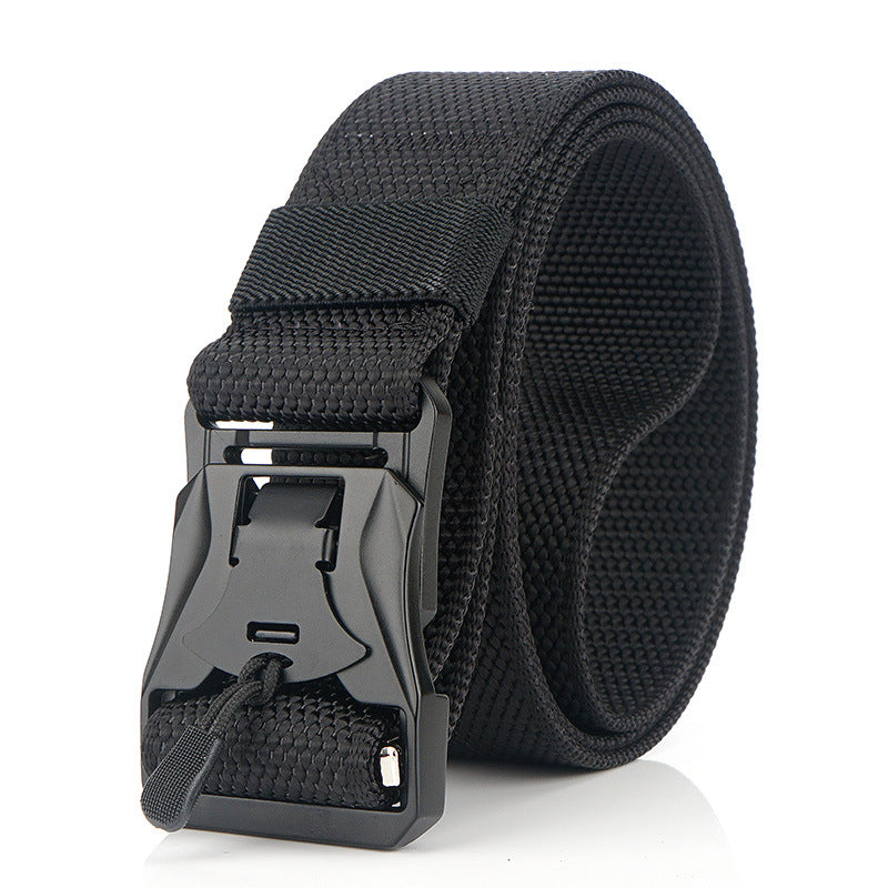ENNIU XX19 125cm Punch Free Magnetic Buckle Military Tactical Belt Zinc Alloy Quick Release Waist Belts 2019 Newest Style