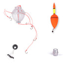 ZANLURE Silver Carp Bighead Carp Float Fishing Set Barbed Six Strong Explosion Hooks Fishing Tackle