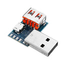 5pcs USB Adapter Board Micro USB to USB Female Connector Male to Female Header 4P 2.54mm