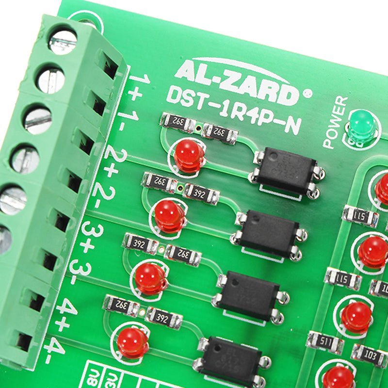 5Pcs 24V To 5V 4 Channel Optocoupler Isolation Board Isolated Module