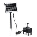 180L/H Solar Fountain Pump Kit Free Standing 2W Solar Panel Submersible Water Pump Pond Fish Tank Bird Bath