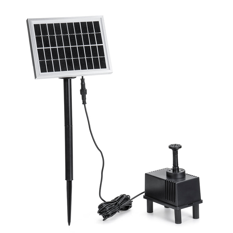 180L/H Solar Fountain Pump Kit Free Standing 2W Solar Panel Submersible Water Pump Pond Fish Tank Bird Bath