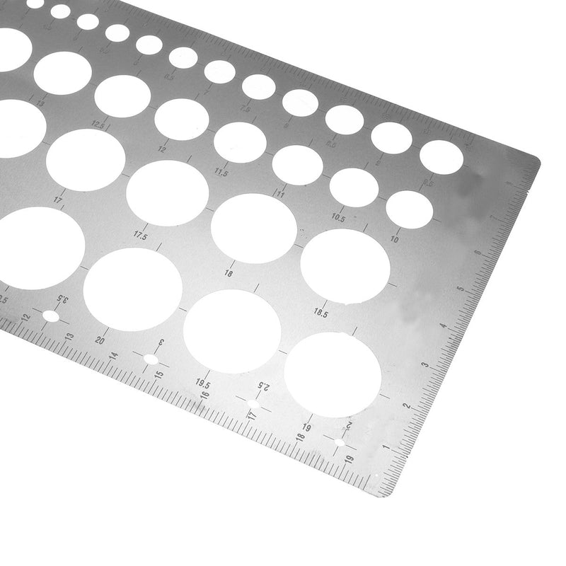 200x90mm Number Shape Metal Masking Sheet Cover Paper Cutting Template Modeling Tool