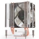 K160 1PCS 90mm CPU Cooler U-shaped Double Heat Pipes Mute LED Backlit CPU Cooling Fan with Thermal Silicon Grease for Intel 115X