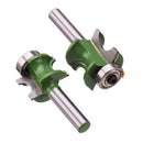Drilpro 5pcs 8mm Shank Round Over Router Bit 1/4 to 5/8 Inch Woodworking Edging Router Chisel Groove Cutter