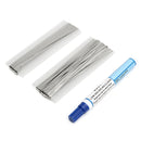 20M Tab Wire + 2M DIY Solar Bus Bar Wire Ribbon + 1Pcs 10ml Soldering Tools Flux Pen