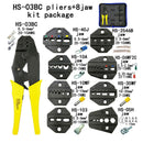 Wire Crimpling Pliers Tool Set Professional Wire Crimpers Engineering Ratchet Terminal