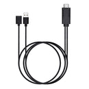 2 in 1 USB Female To HDMI Male HDTV Adapter Cable For HDTV Projector Displays