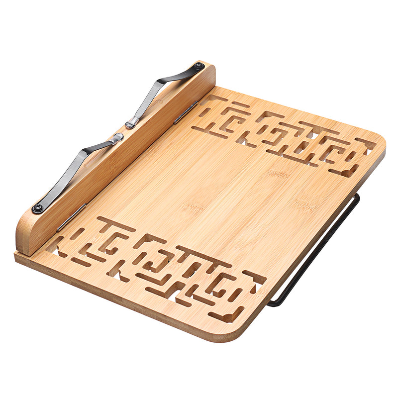 Multifunction Wood Table Stand Reading Bookshelf Bracket 28*20cm Tablet PC Pad Drawing Support Wooden Bookends Desk Organizer Stationery