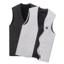 Men Winter Intelligent Waistcoat Electric Heating USB Sleeveless Vest Temperature Control